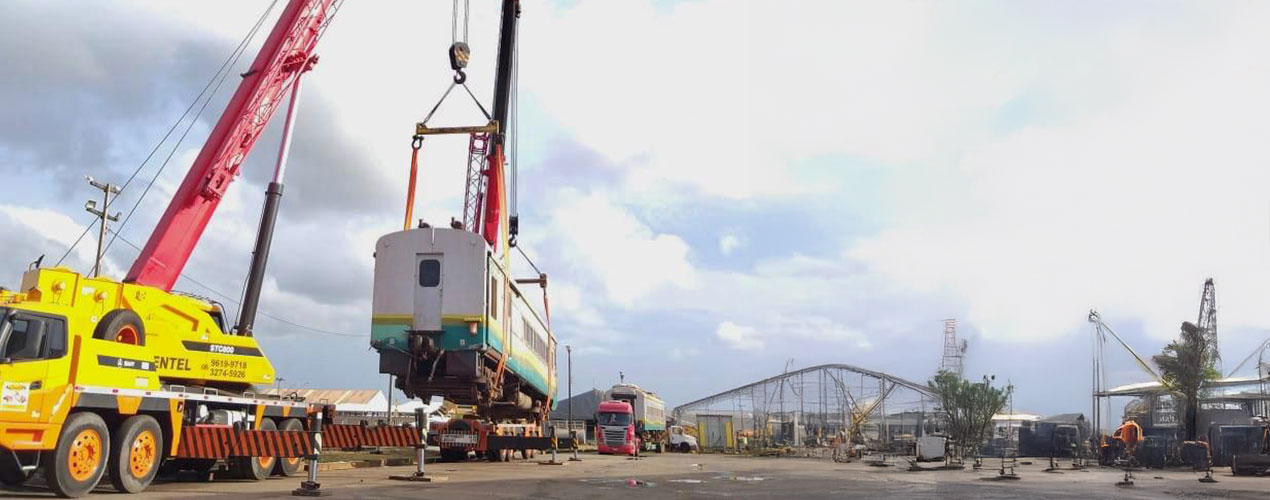 Preparada para enfrentar desafios complexos relacionados à elevação, movimentação de cargas e transportes especiais.